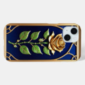 豪華な金のバラの芸術作品 Case-Mate iPhoneケース (裏面 (横))