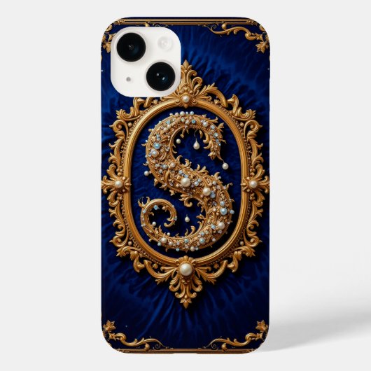 豪華な金の装飾ジュエリーデザイン Case-Mate iPhoneケース (裏面)