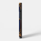 豪華な金の装飾ジュエリーデザイン iPhoneケース (左側面)