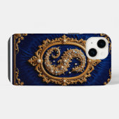 豪華な金の装飾ジュエリーデザイン iPhoneケース (裏面横)