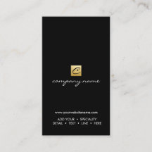 豪華な金ゴールドの書道の最小主義の黒い垂直