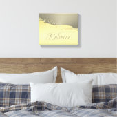 豪華な金ゴールドメタル金ゴールドと銀 キャンバスプリント (インサイチュ (寝室))