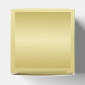 豪華な金ゴールドメタル金ゴールドと銀 フェイバーボックス (上部)