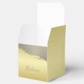 豪華な金ゴールドメタル金ゴールドと銀 フェイバーボックス (オープン)