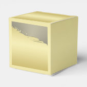 豪華な金ゴールドメタル金ゴールドと銀 フェイバーボックス (裏面サイド)