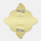 豪華な金ゴールドメタル金ゴールドと銀 フェイバーボックス (折り畳みなし)