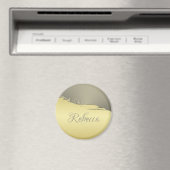 豪華な金ゴールドメタル金ゴールドと銀 マグネット (インサイチュ (食洗機))