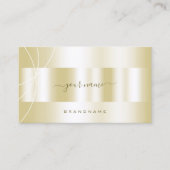 豪華な金ゴールド効果プロフェッショナルとスタイリッシュ 名刺 (正面)