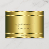 豪華な金ゴールド効果プロフェッショナルと貴族 名刺 (正面)