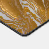 豪華な金ゴールド大理石 デスクマット (コーナー)