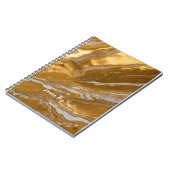 豪華な金ゴールド大理石 ノートブック (左側)