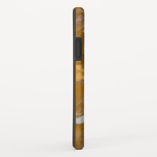 豪華な金ゴールド大理石iPhone/iPadケース Case-Mate iPhoneケース (裏面/右)