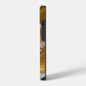 豪華な金ゴールド大理石iPhone/iPadケース iPhoneケース (左側面)
