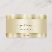 豪華な金ゴールド着色プロフェッショナルとシンプル 名刺 (正面)