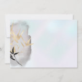 豪華な金ゴールド竹モノグラムノートカード ノートカード (裏面)