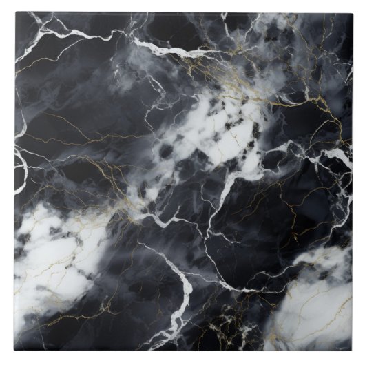 豪華な金ゴールド製大理石タイル タイル (正面)