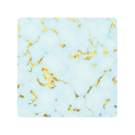 豪華な金箔を施した陶器のモチーフを使った陶芸 メタルプリント