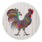 豪華な雄鶏の引出し/キャビネットのノブ セラミックノブ (正面)