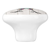 豪華な雄鶏の引出し/キャビネットのノブ セラミックノブ (側面)