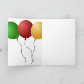 豪華な雪片 カード (内部)