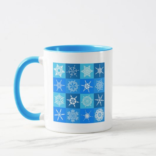 豪華な雪片 マグカップ (左)