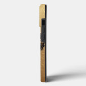 豪華な額縁デザインの中のゴールデンバタフライ Case-Mate iPhoneケース (裏面 / 左)