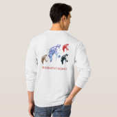 豪華な馬 Tシャツ (裏面フル)
