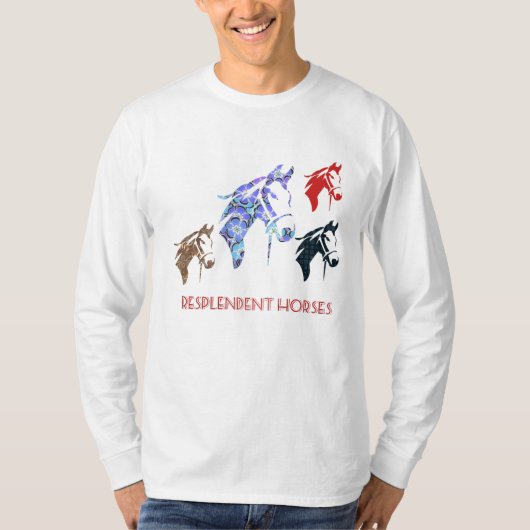 豪華な馬 Tシャツ (正面)