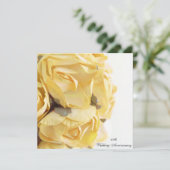 豪華な黄色のバ品亮婚記念招待状 招待状 (スタンド正面)