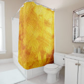 豪華な黄金のテクスチャ、抽象芸術の背景。 シャワーカーテン (インサイチュ)