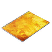 豪華な黄金のテクスチャ、抽象芸術の背景。 ノートブック (左側)