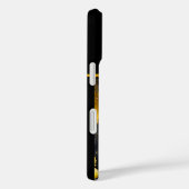 豪華な黒い金ゴールド酸フローラ Case-Mate iPhoneケース (裏面 / 右)