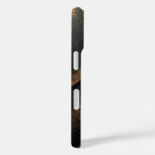 豪華な黒と金の抽象幾何学 Case-Mate iPhoneケース (裏面 / 右)