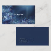 豪華なEthereal抽象芸術フローラ金ゴールドフレーム 名刺 (正面/裏面)