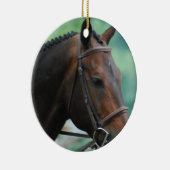 豪華なWarmbloodの馬のオーナメント セラミックオーナメント (右)