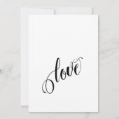 豪華にお祝いしよう！シンプルな白 招待状 (裏面)