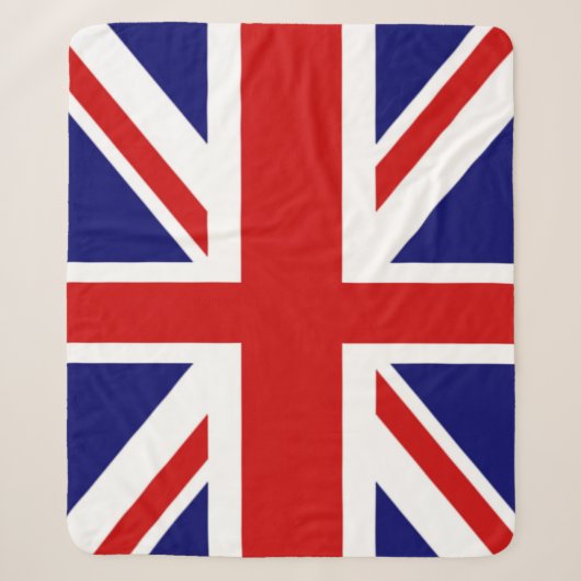 豪華イギリス国旗 ユニオンジャック シェルパブランケット (正面)