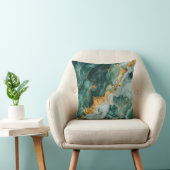 豪華エメラルドグリーン大理石ピローカバー クッション (椅子)