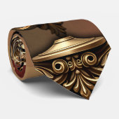 豪華エレガントなハートエンブレム。 ネクタイ (ロール)