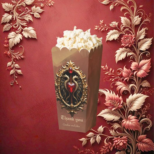 豪華エレガントなハートエンブレム。 フェイバーボックス