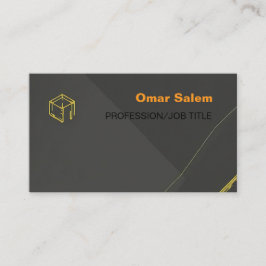 「豪華エレガントな金ゴールドデザイン付き名刺」 名刺