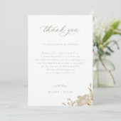 豪華ギルド庭園の結婚式披露宴テーブル サンキューカード (スタンド正面)