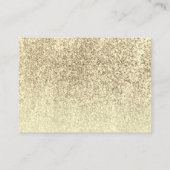 豪華ゴールドカセットウェディングソングリクエスト挿入カード エンクロージャーカード (裏面)