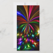 豪華ゴールドグリッター新年会パーティー招待状 シーズンカード (裏面)