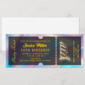 豪華パーティーイベントパス 招待状 (正面/裏面)