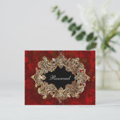 豪華パーティーテーブル席札 招待状 (スタンド正面)