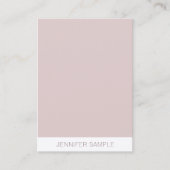 豪華プレミアムシルクフィニッシュミニマモダンリスト 名刺 (正面)