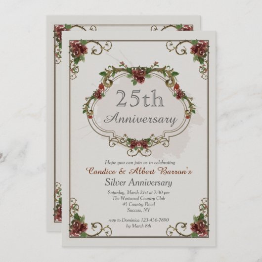 豪華招待状 招待状 (正面/裏面)