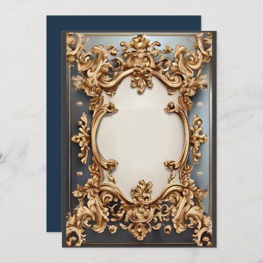 豪華絢爛 招待状 (正面/裏面)