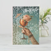 *～* 豪華 A101 カクテル フォト 3  ブライズパーティ 招待状 (スタンド正面)